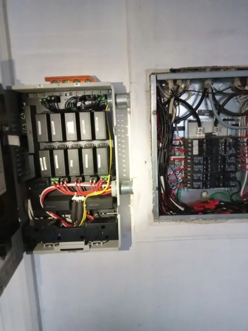 Electrical panel upgrade completed for Indoor Lighting Installation in Marco Island